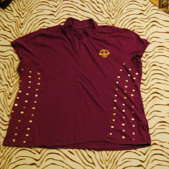 Dereon Tops - Purple Dereon Shirt
